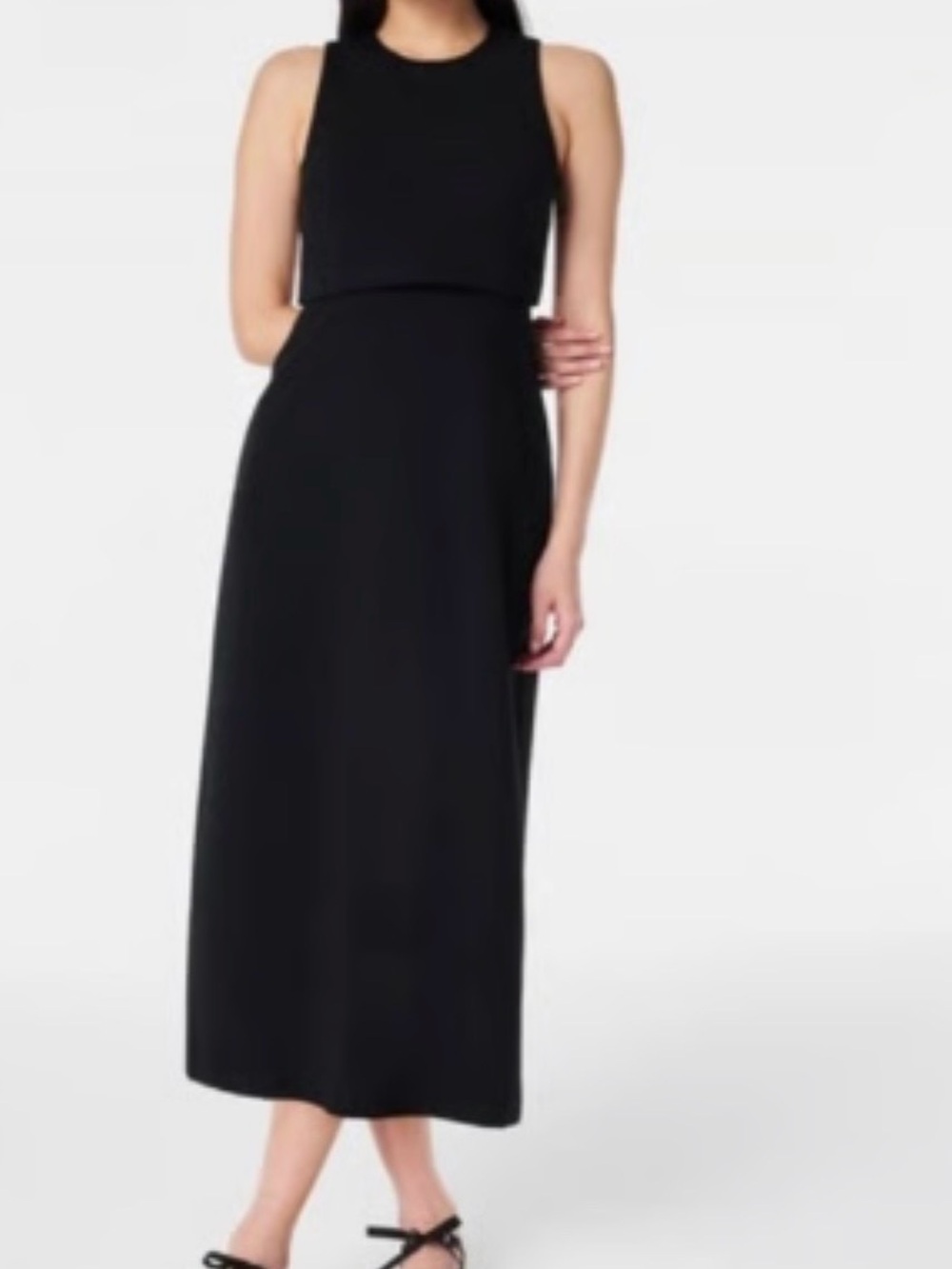 Spanx Black Perfect Overlay Dress, M, NWT